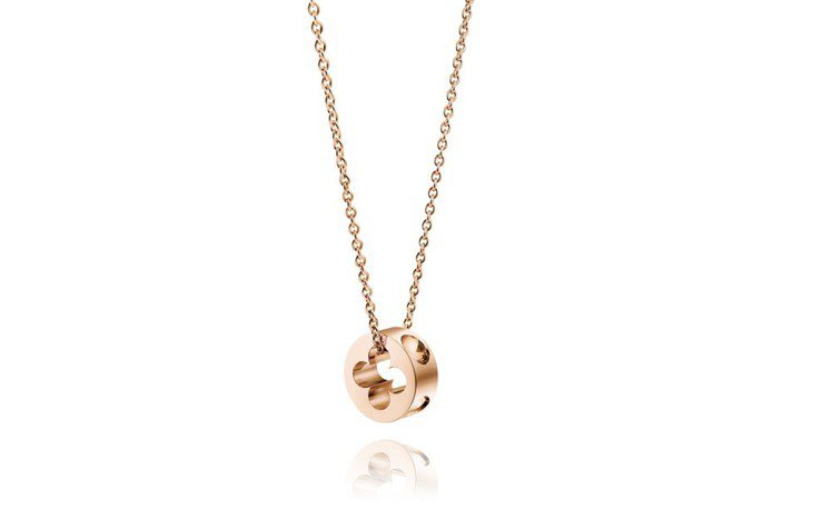 Louis Vuitton Empreinte玫瑰金項鍊，64,000元。圖／L...