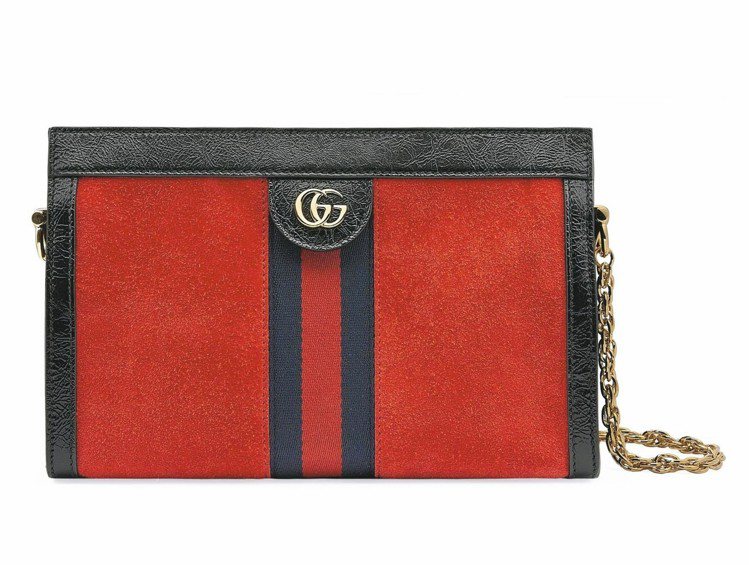 Ophidia麂皮鍊帶包，66,800元。 圖／Gucci提供