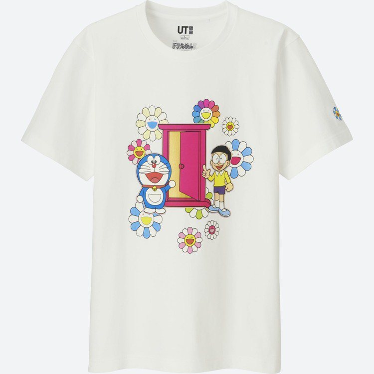 Doraemon UT系列Doraemon印花T恤，約590元。圖／UNIQLO提供