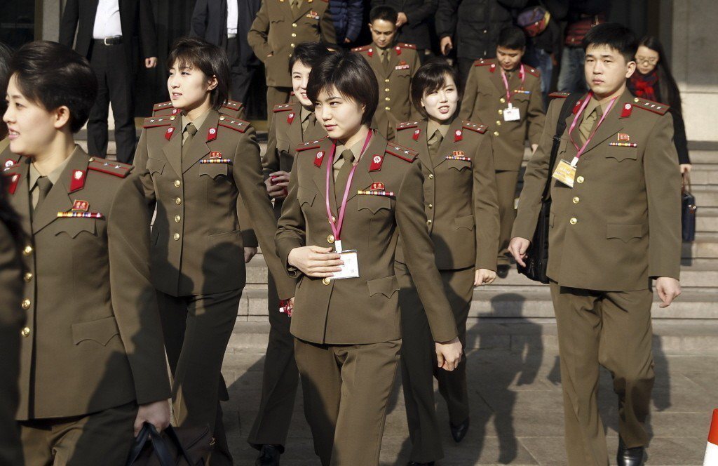 北韓國寶級牡丹峰樂團。 （美聯社）
