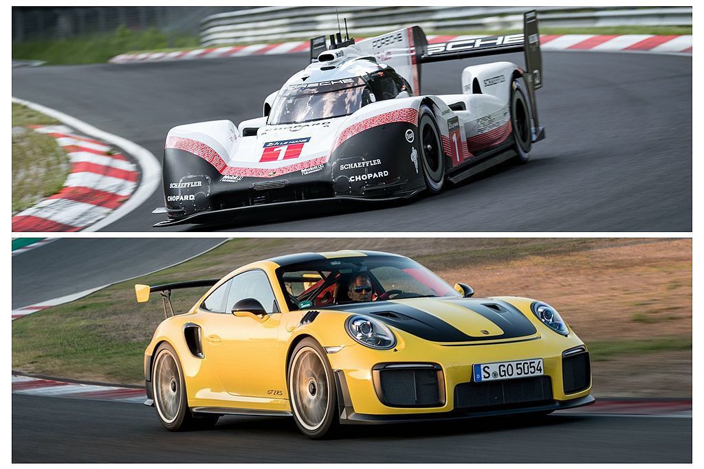 德國跑車廠保時捷（Porsche），繼拿下量產燃油車紐柏林北環賽道最速頭銜後，現在又再創下另一項紀錄。 圖／Porsche提供