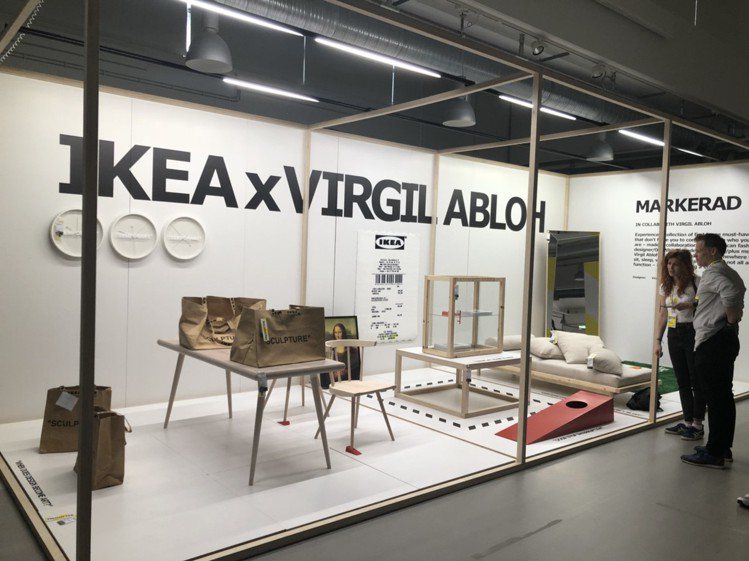 由當紅設計師Virgil Abloh和Off-White團隊主導設計的IKEA MARKERAD系列，預計在2019年正式上市。圖／IKEA提供