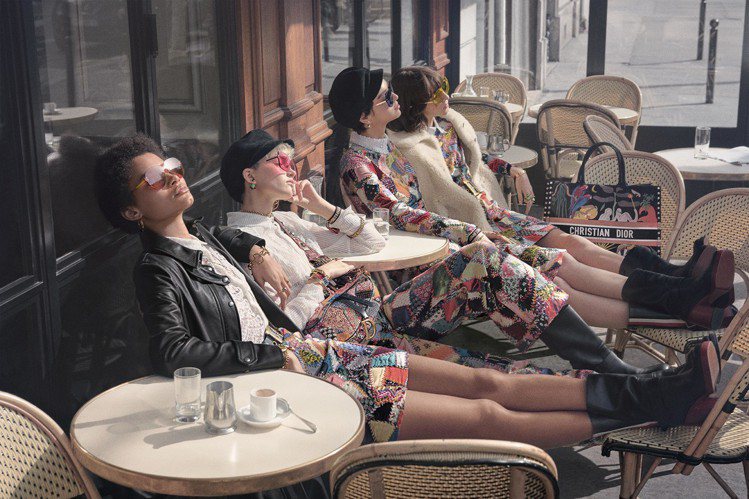 Dior發佈全新的秋冬形象廣告，以法國新浪潮電影為靈感拍攝而成。圖／Dior提供