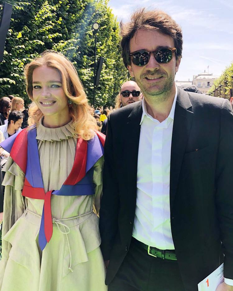 娜塔莉亞和伴侶Antoine Arnault。圖／擷自instagram