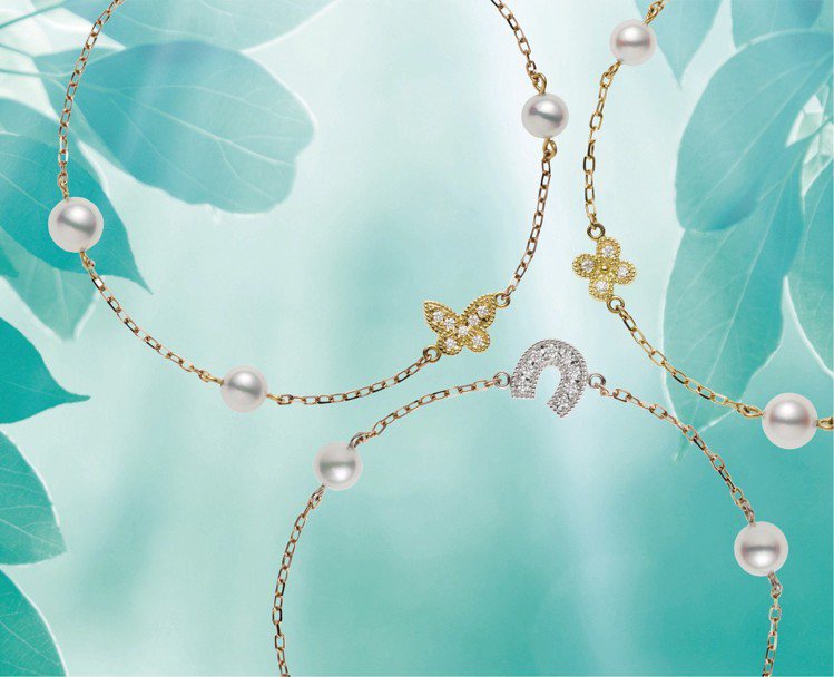 MIKIMOTO Lucky Motif Collection 手鍊作品情境圖。...