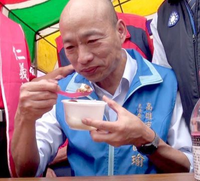 國民黨高雄市長參選人韓國瑜喊出「一碗滷肉飯」之後，基層有許多回響。圖／聯合報系資...
