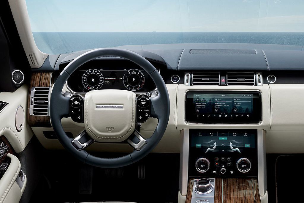 小改款Range Rover座艙標配新世代Touch Pro Duo中控台，藉由...