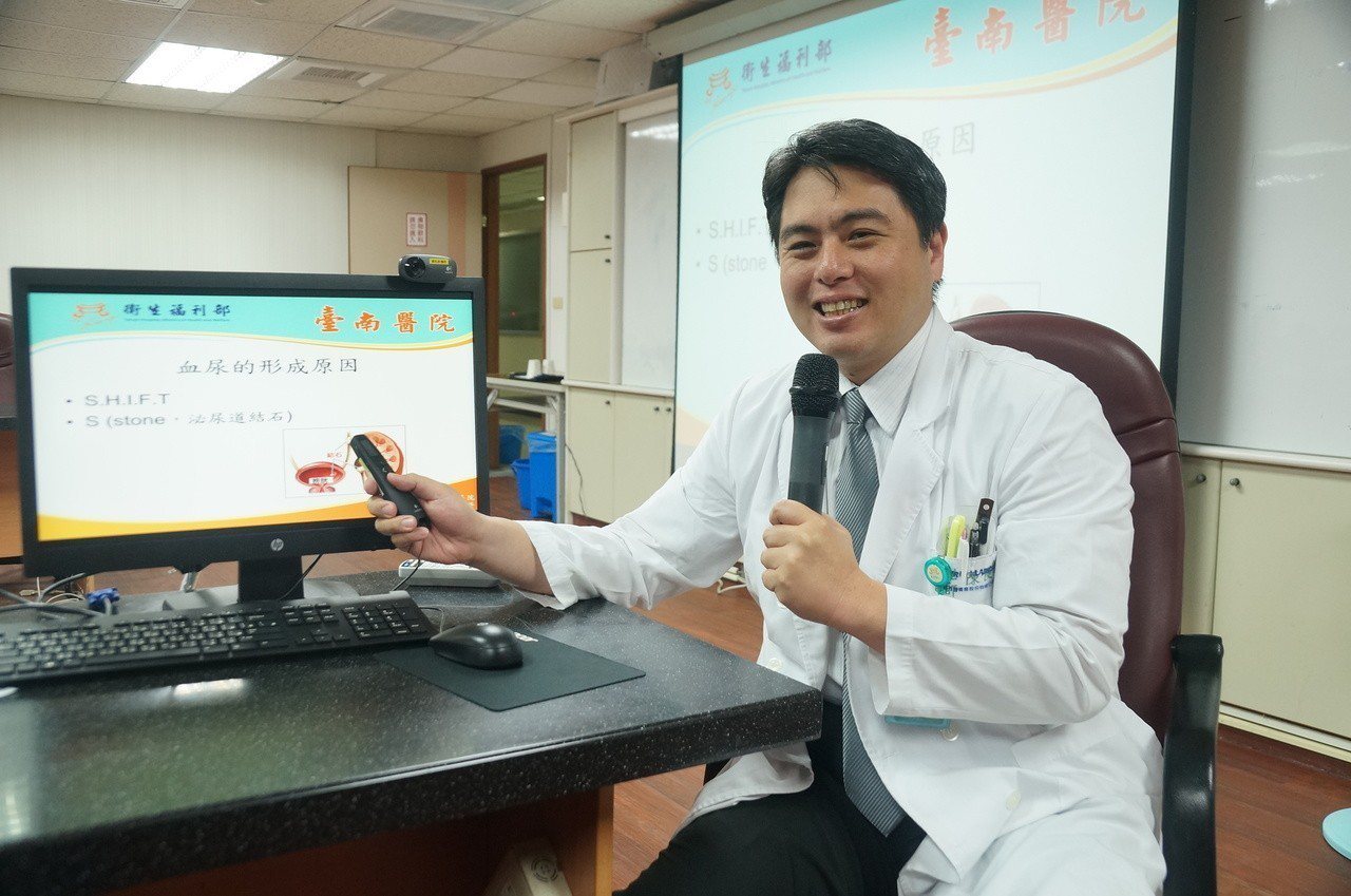 衛生福利部台南醫院泌尿科醫師陳俊孚  圖／台南醫院提供