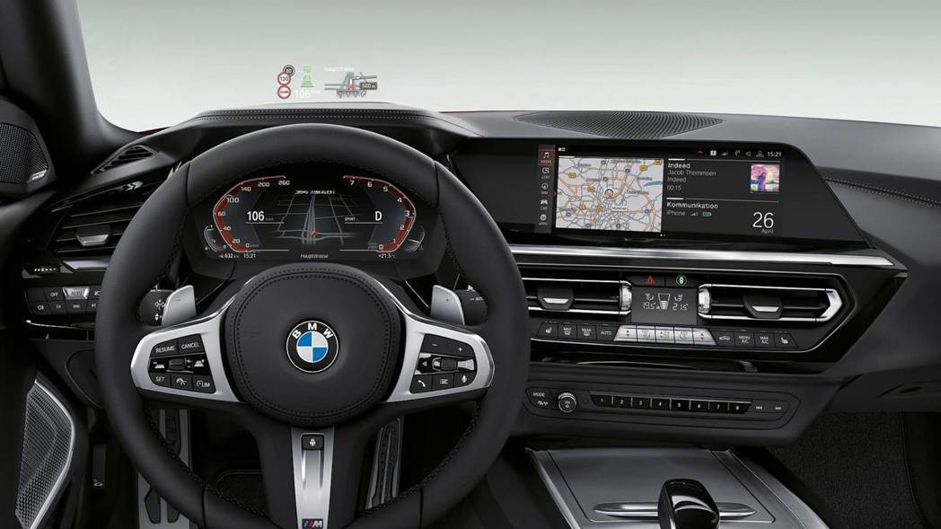 新世代BMW Z4(G29)內裝。 摘自BMW