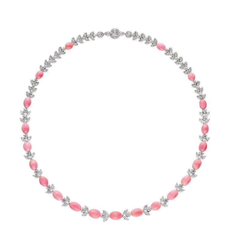 MIKIMOTO Natural Pearl Collection 孔克珍珠頂級珠寶鑽石項鍊，1,790萬元。圖／MIKIMOTO提供。