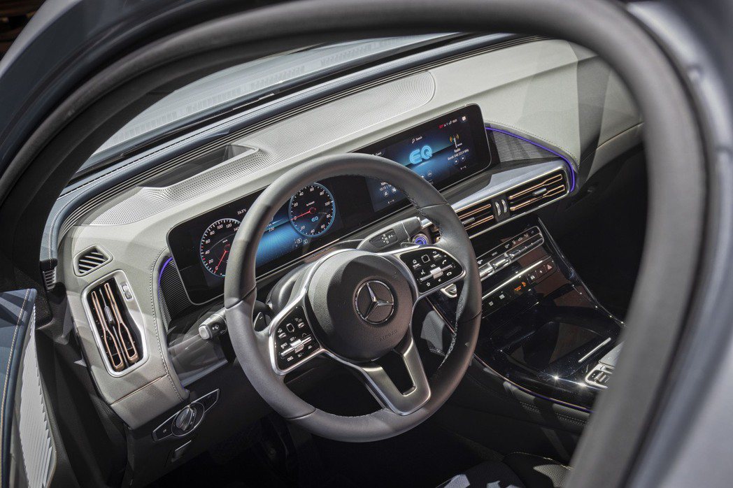 Mercedes-Benz EQC 400 4MATIC內裝。 摘自Merced...