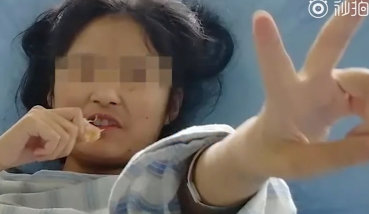 15歲的小玲因感冒引發猛爆性心肌炎，差點喪命。取自微博