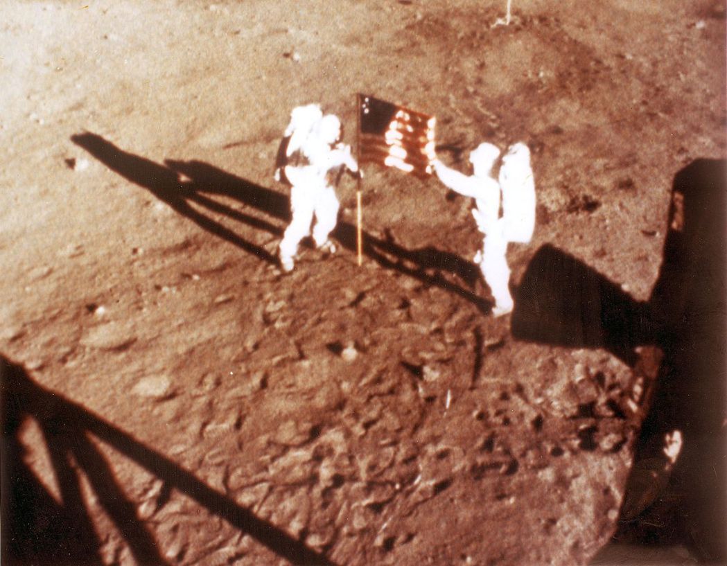 1969年7月，太空人阿姆斯壯和奧德林成為首批登陸月球的人。 （法新社）