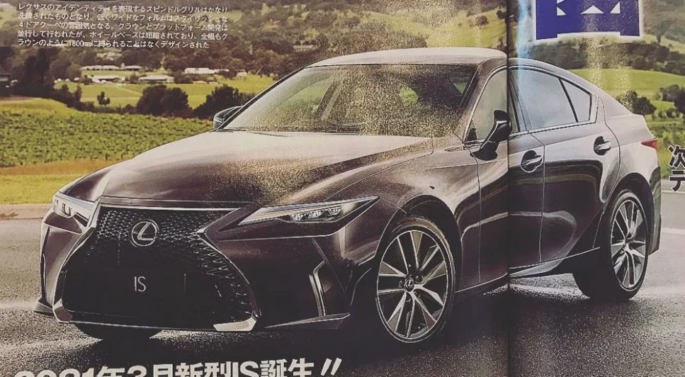 日本媒體報導的新一代Lexus IS預想圖。 摘自lexusenthusiast