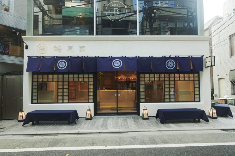 蜷尾家/NINAO三軒茶屋店設計融入日式傳統氛圍。圖／蜷尾家提供