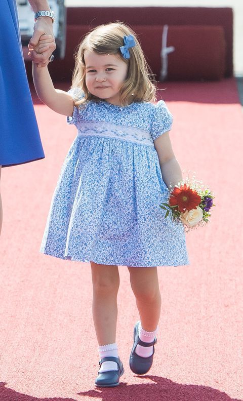 夏綠蒂公主經常穿碎花洋裝。圖／摘自Pinterest