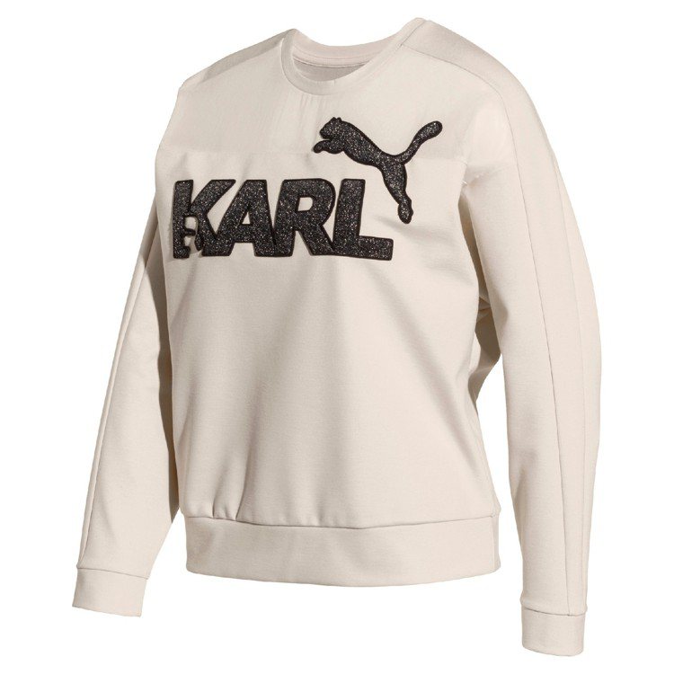 Puma與Karl Lagerfeld聯名系列圓領衫，3,280元。圖／Puma...