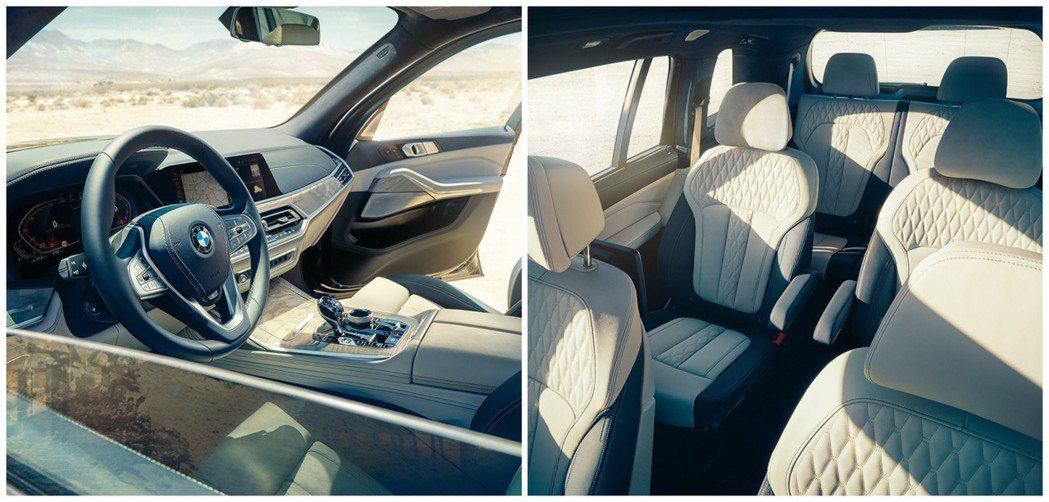全新BMW X7可選擇七人座或是六人座車型。 摘自BMW
