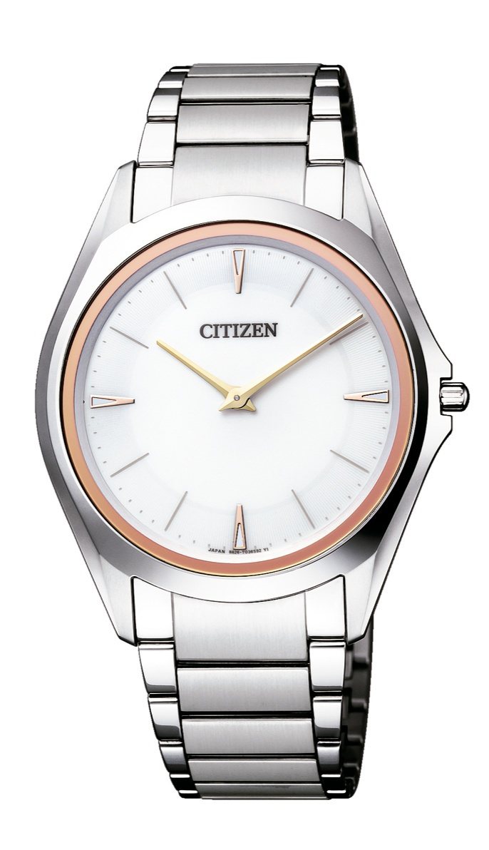 Citizen Eco-Drive One AR5034-58A腕表，超級鈦表殼、表鍊，台灣限量4只，約12萬5,000元。圖／Citizen提供