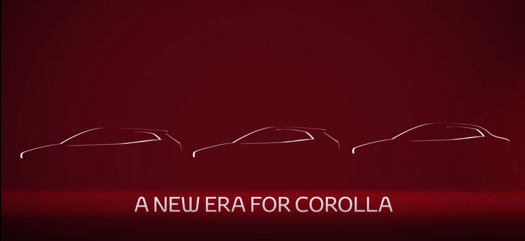 新世代Toyota Corolla確定將在11月16日舉行的廣州車展上發表。 摘自Toyota Europe