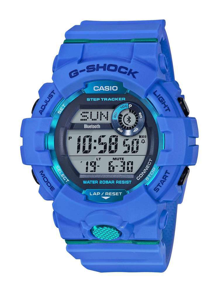 G-Shock Squad系列GBD-800-2腕表，約3,500元。圖／Casio提供