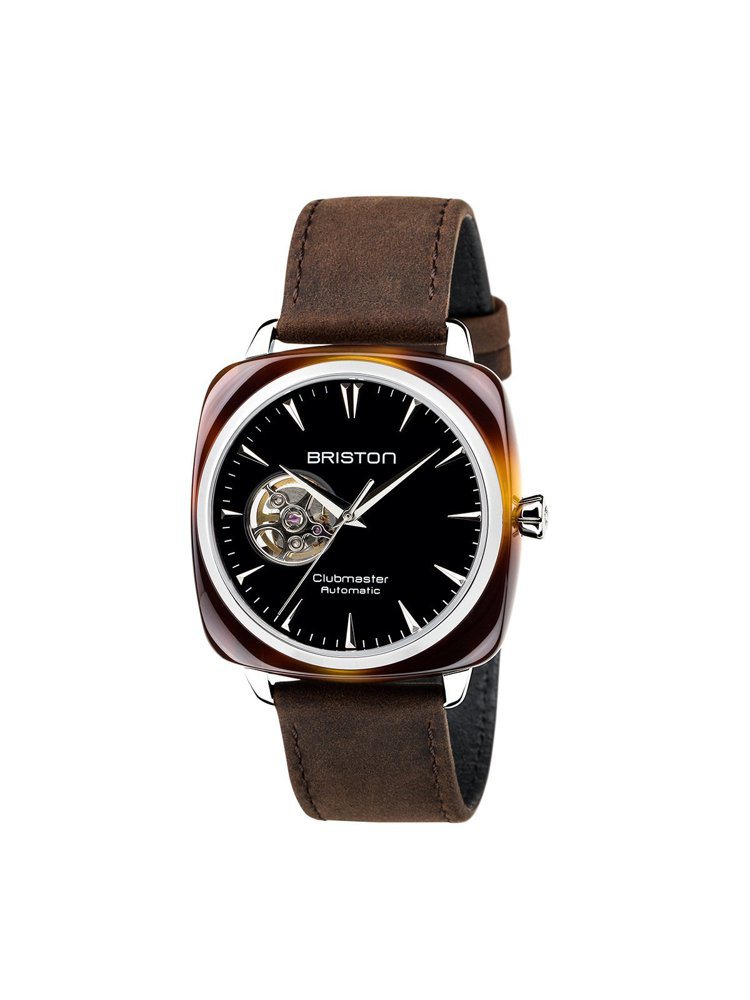 BRISTON Clubmaster系列ICONIC鏤空機芯腕表，18,300元。圖／麥迪威提供