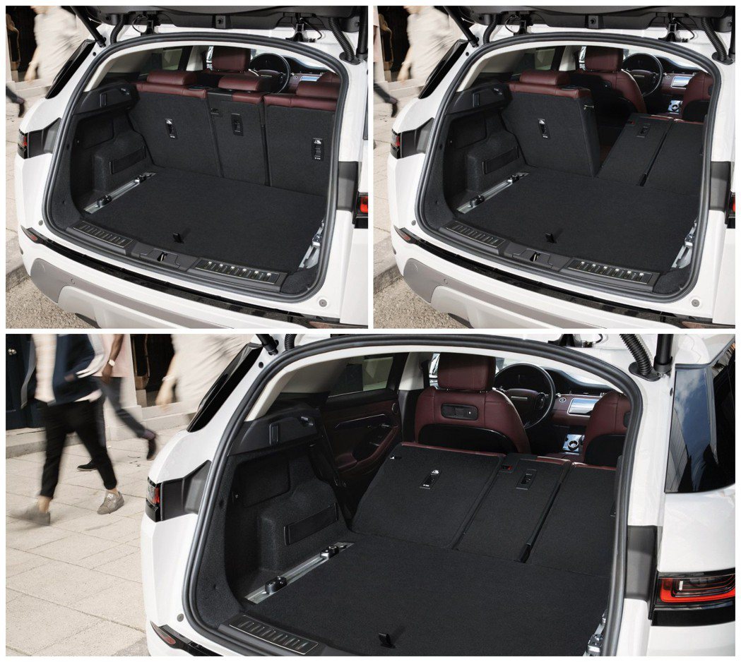 新世代Range Rover Evoque最大可提供1,383公升的後車廂容量。...