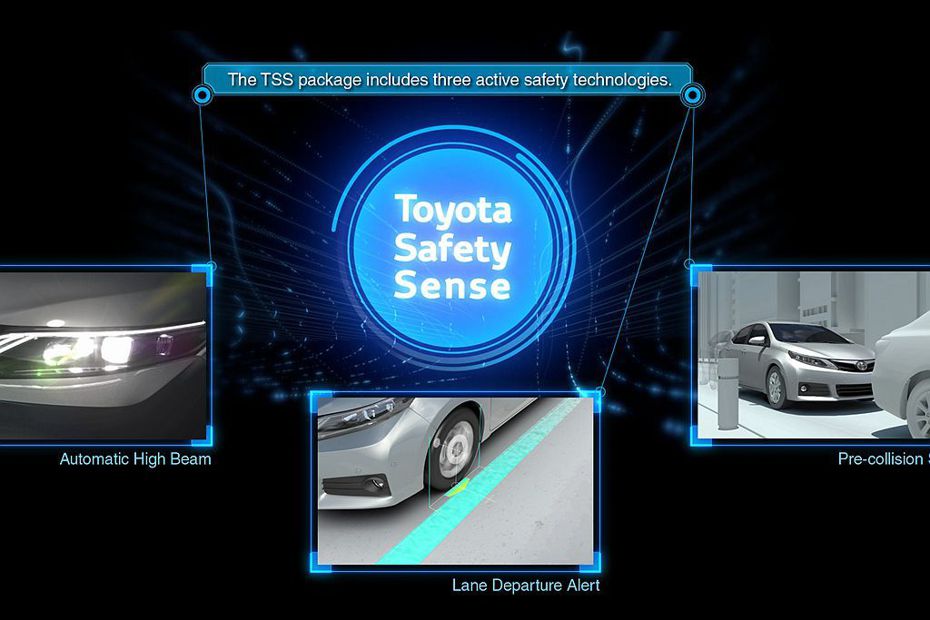Toyota汽車近年致力推行的Toyota Safety Sense主動式安全防護系統，能有效降低或防止交通意外事故發生。 圖／Toyota提供