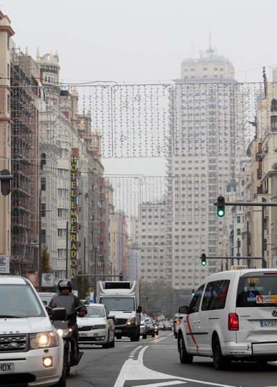 馬德里反空汙大作戰，非環保車禁入城。圖／歐新社