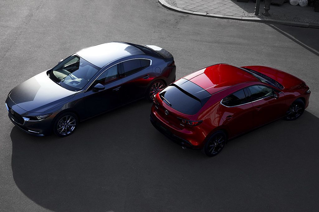 全新第四代Mazda3正式發表後，各市場的規格與動力數據仍未明朗。 圖／Mazd...