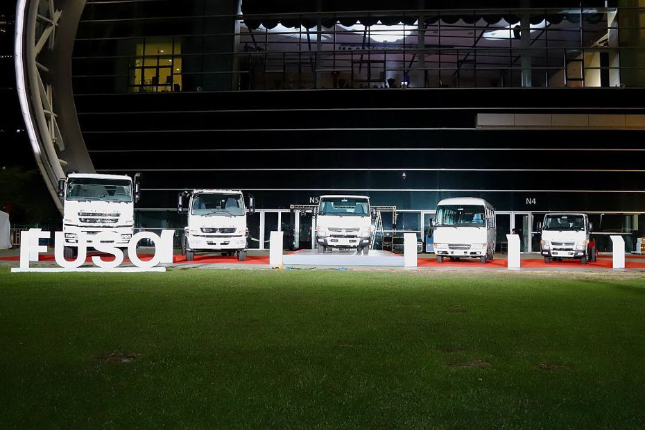 FUSO商用車全方位運用進口與組裝等銷售模式，讓產品線涵蓋輕、中、重型卡車與輕、中型客車。 記者張振群／攝影