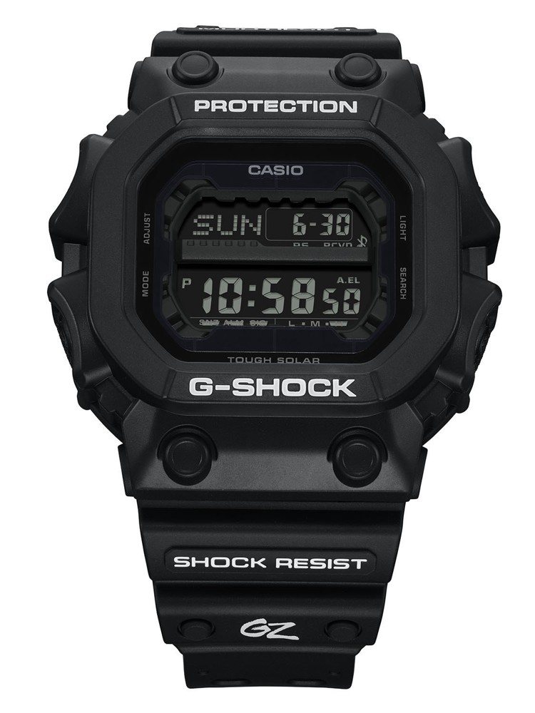 G-Shock與GORILLAZ聯名系列GX-56BBGRLR-1腕表，6,700元。圖／Casio提供