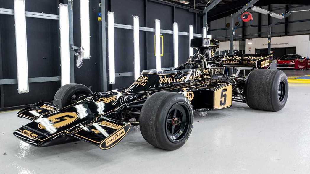 F1賽車Lotus 72。 摘自Lotus