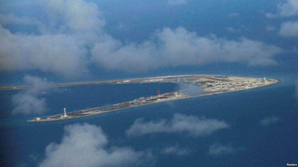 去年美媒報導，中共在南海主權有爭議的島礁上部署了反艦巡航導彈和地對空導彈。 （路...