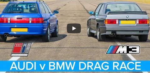 影／看膩新車了嗎？來看看BMW E30 M3 和Audi RS2兩台「老學校」車款對決吧！