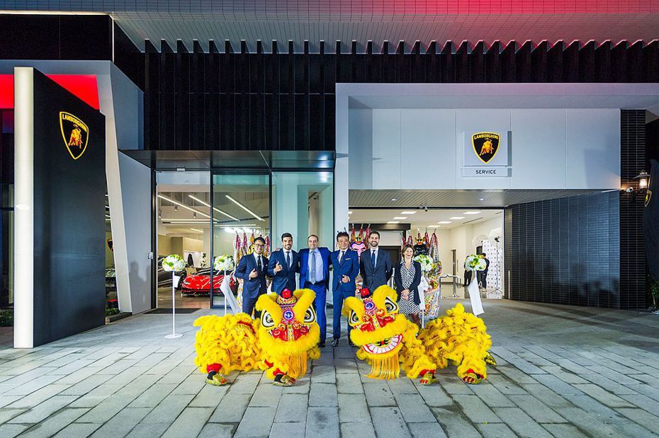 Lamborghini臺灣總代理嘉鎷興業，宣布臺中全新展示暨服務中心正式開幕營運。 圖／Lamborghini Taipei提供