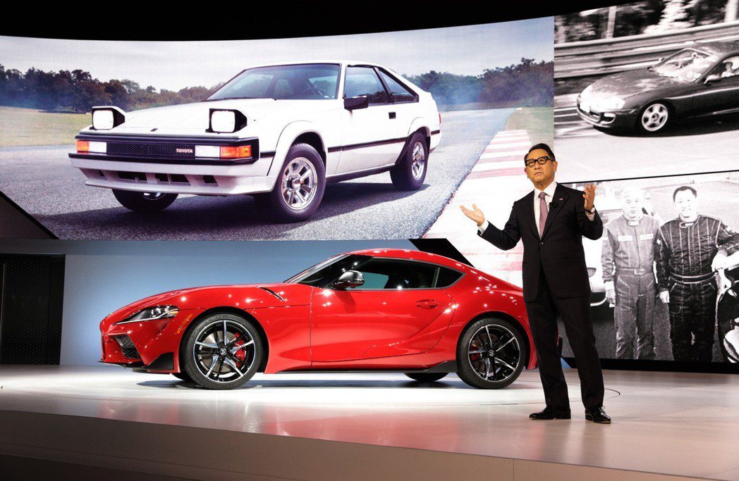 豐田汽車集團的社長暨執行長Akio Toyoda豐田章男先生親自發表Supra。 摘自Toyota