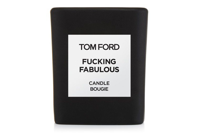 TOM FORD私人調香系列FABULOUS限定版高級訂製香氛蠟燭，售價3,600元，全台限量100顆。圖／TOM FORD提供
