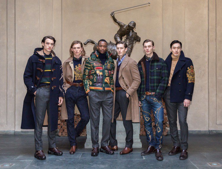 Ralph Lauren也在米蘭男裝周期間以發表會方式推出2019秋季系列。圖／Ralph Lauren提供