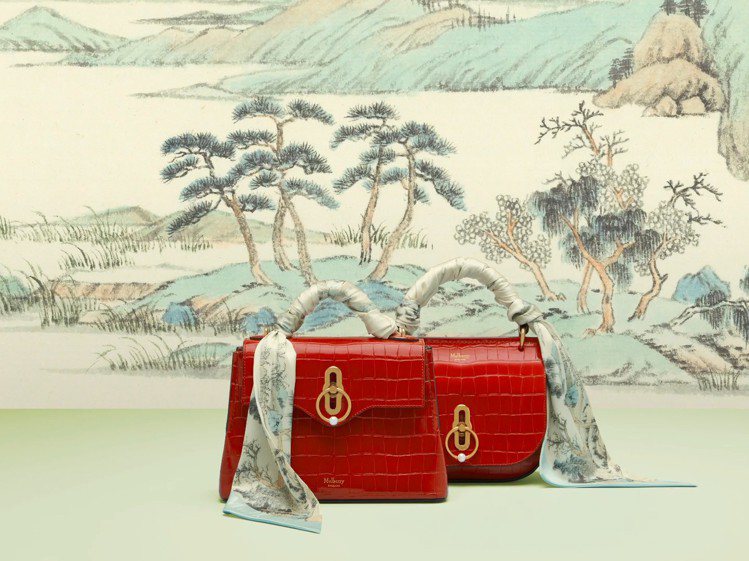 MULBERRY新年系列Scarlet Bags。圖／MULBERRY提供