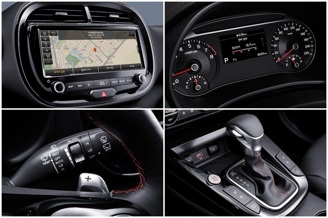 在第三代Kia Soul的內裝中，10.25吋的中控螢幕與空調出風口融合。 摘自...