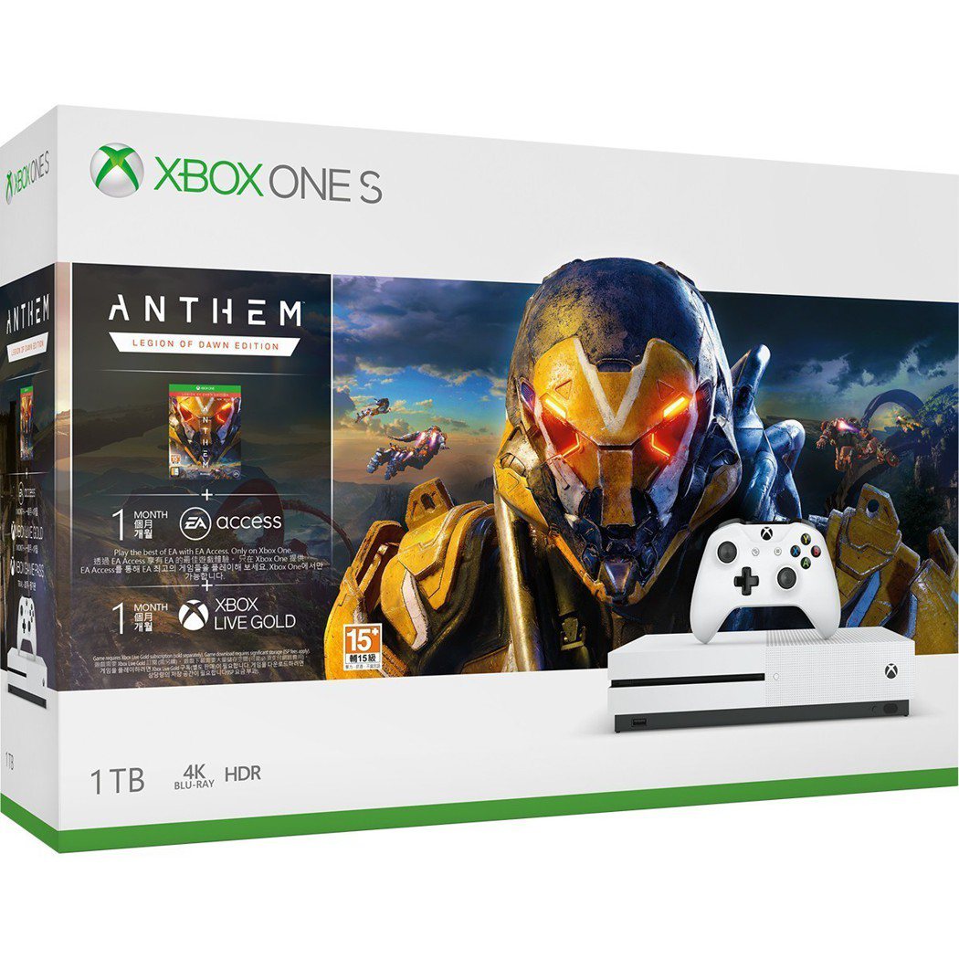 「Xbox One S 1TB Anthem 《冒險聖歌》同捆組」2月22日全台...