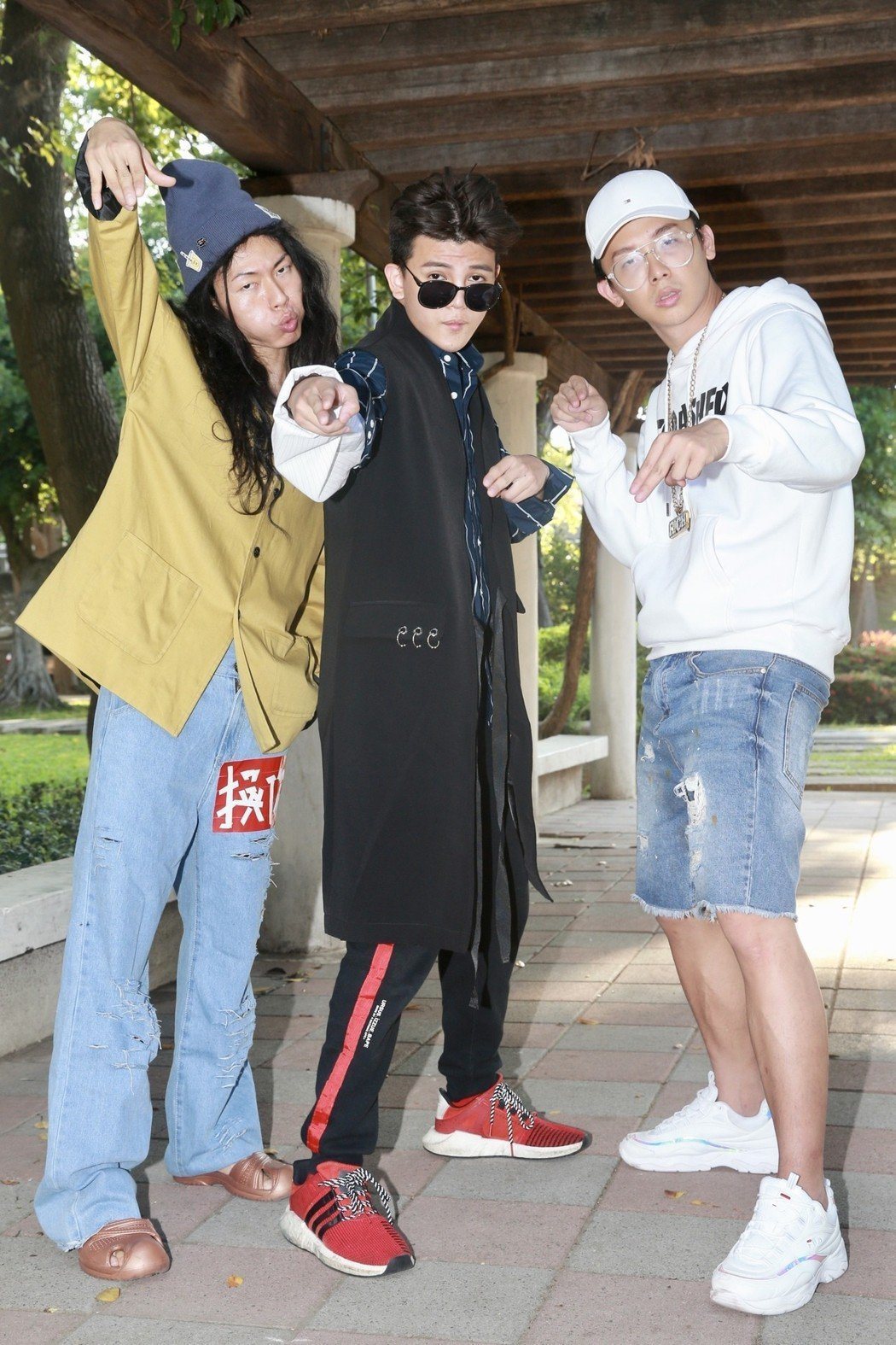 反骨男孩三大核心人物瑋哥（左起）、孫生和酷炫。本報資料照