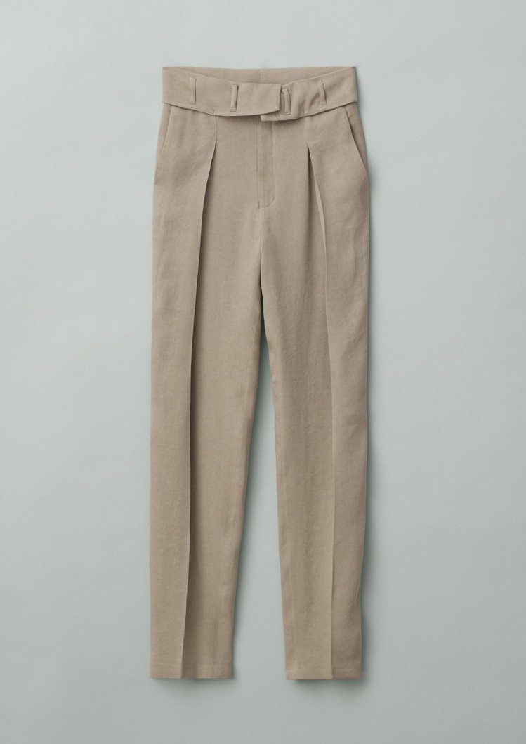 H&M StudioSS19春夏系列，西裝褲3,499元。圖／H&M 提供