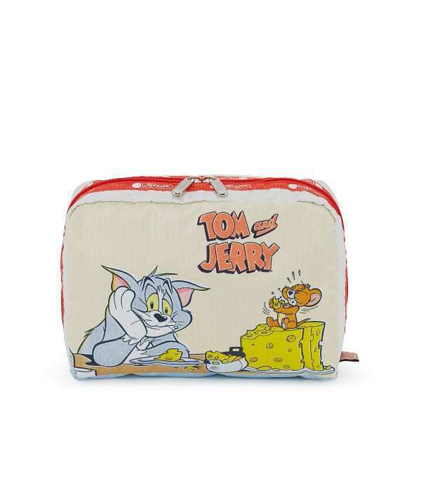 Tom and Jerry x LeSportsac午餐時光加大化妝包，1,950元。圖／LeSportsac提供