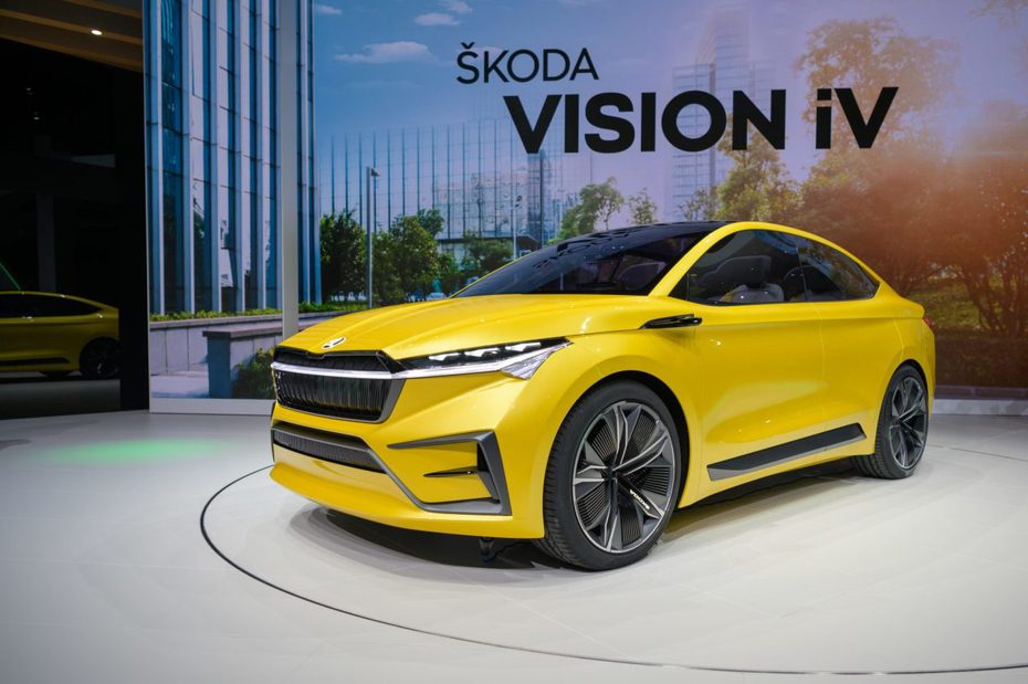 ŠKODA Vision iV是ŠKODA首部搭載Volkswagen MEB模組化平台的純電動車。 摘自ŠKODA