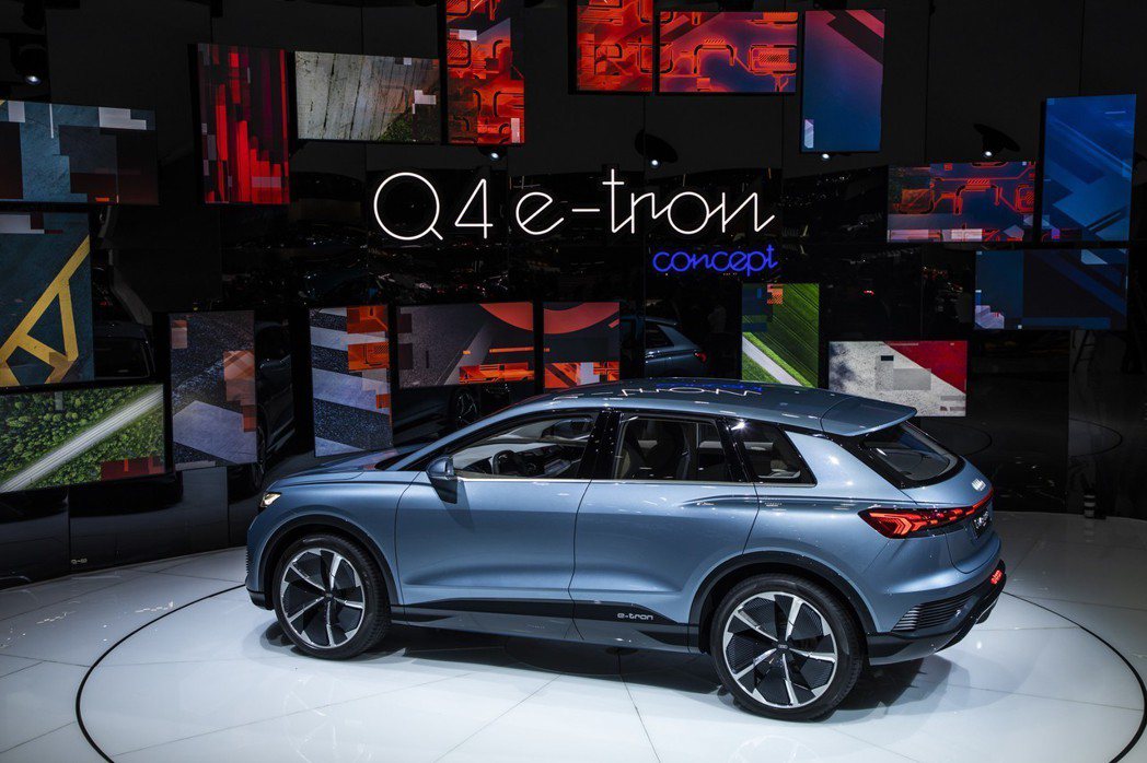 Audi Q4 e-tron Concept。 摘自Audi