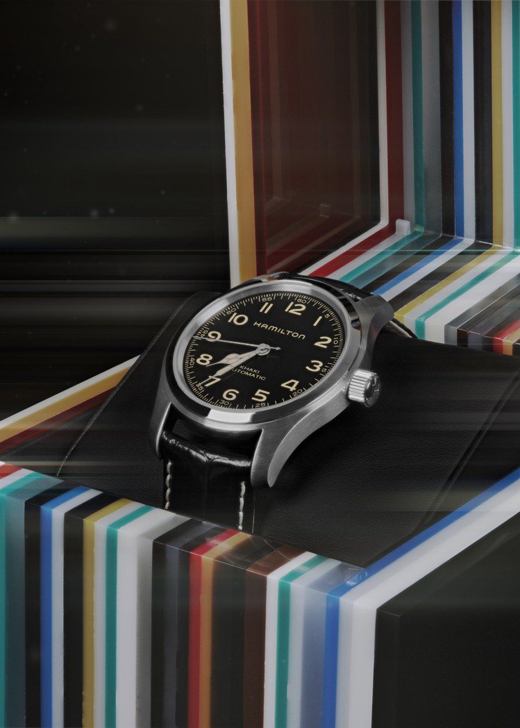 漢米爾頓Khaki Field Murph限量腕表，不鏽鋼表殼，搭載H-10機械機芯，約30,800元。圖／Hamilton提供