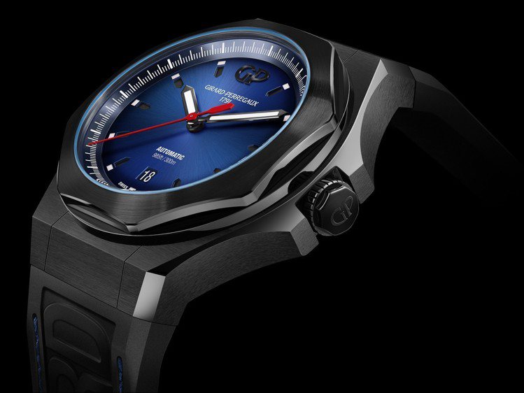 桂冠系列推出了Absolute腕表，有著深藍漸變表盤，設計更為年輕，頗有市場競爭力。圖／GIRARD-PERREGAUX