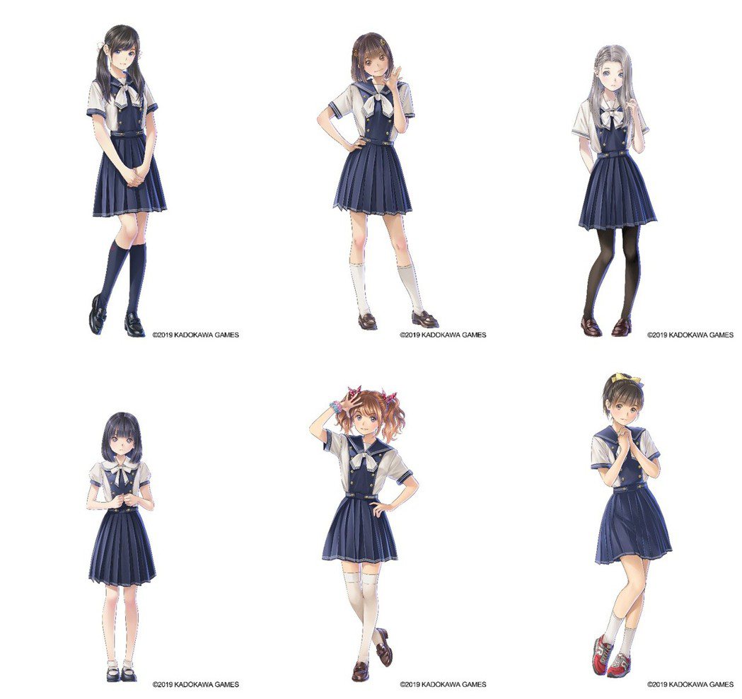 六位風格迥異、各具性格的女性角色等玩家來攻略